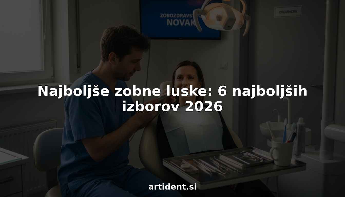 Zobozdravnik pacientu v ordinaciji predstavi zobno lusko in mu pojasni njen namen.